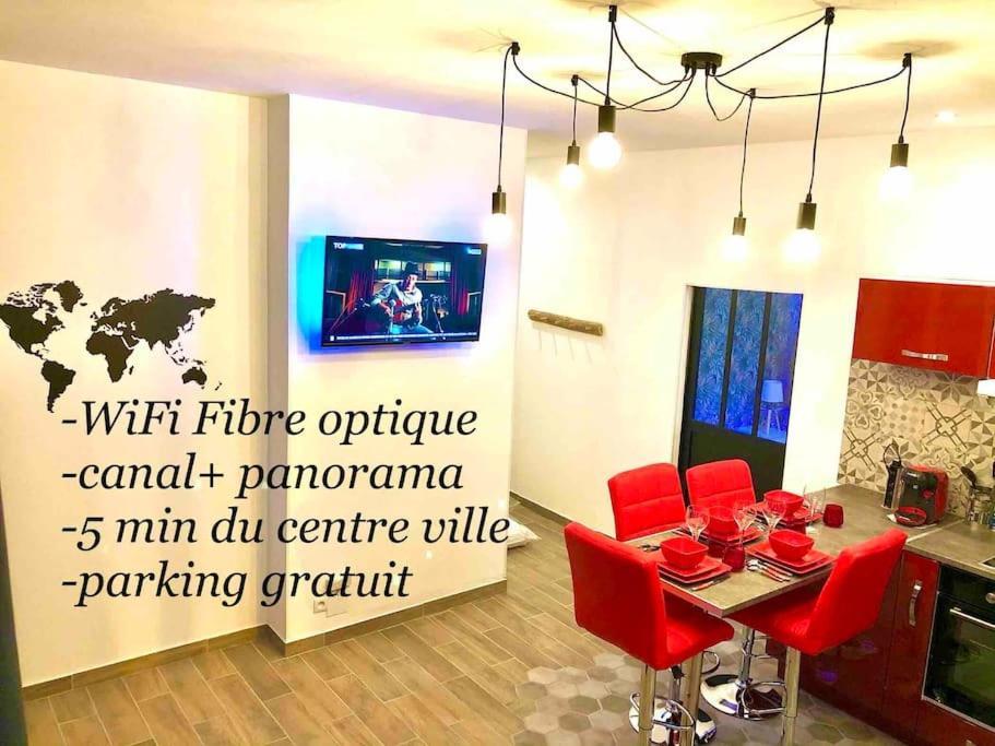 Le Led Room,Centre Ville Place De Parking Gratuite Sens Zewnętrze zdjęcie
